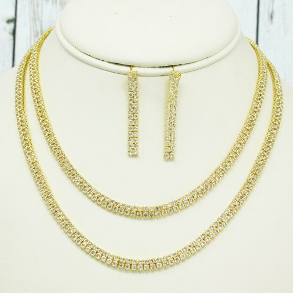 Set (necklace and earrings) V655076507210