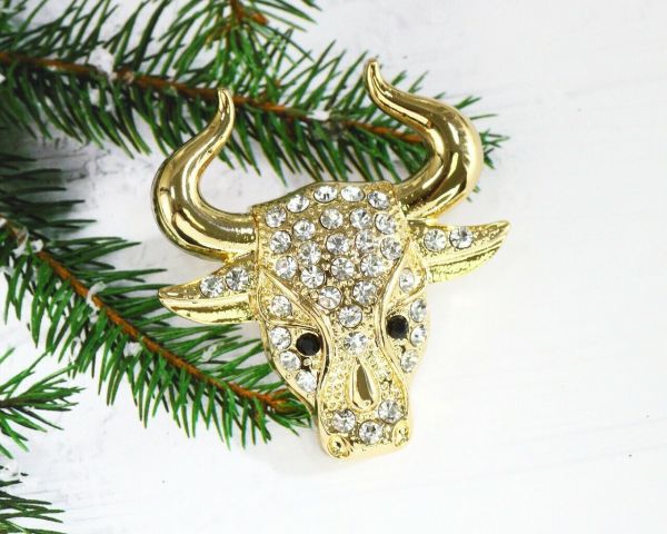 Symbol of the New Year Brooch F649473907130