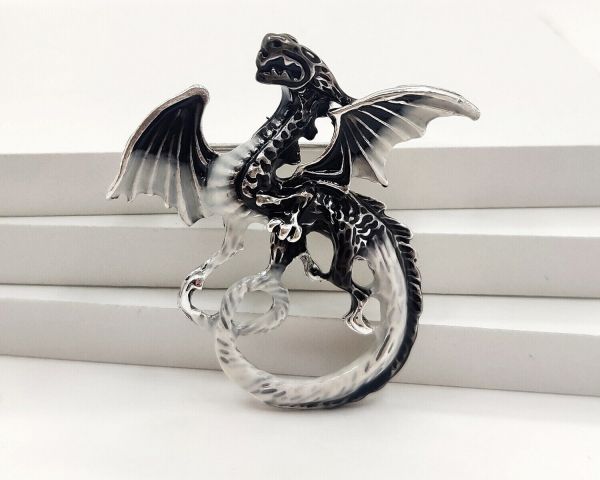 Brooch Metal Dragon